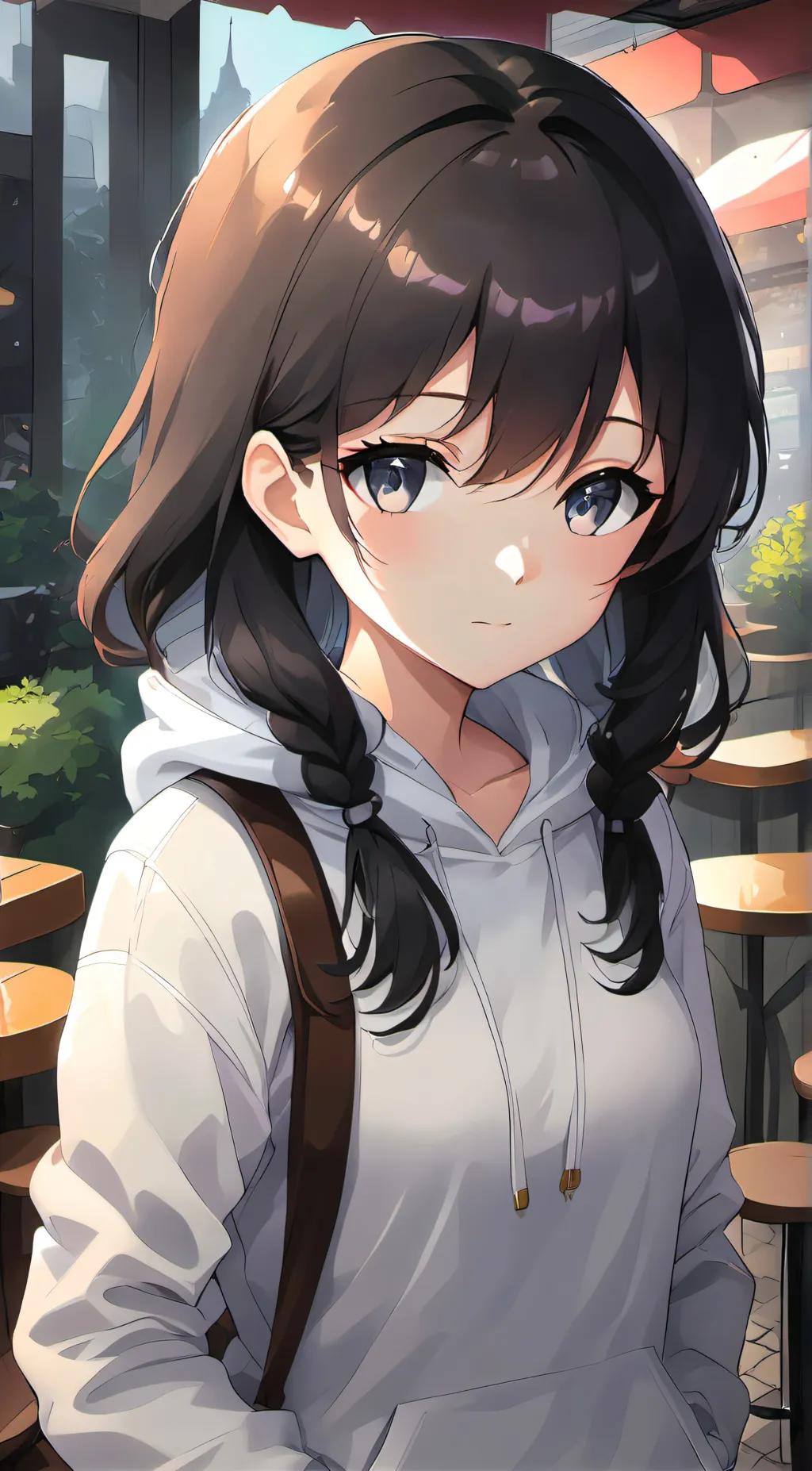 ai character: Scarlet background