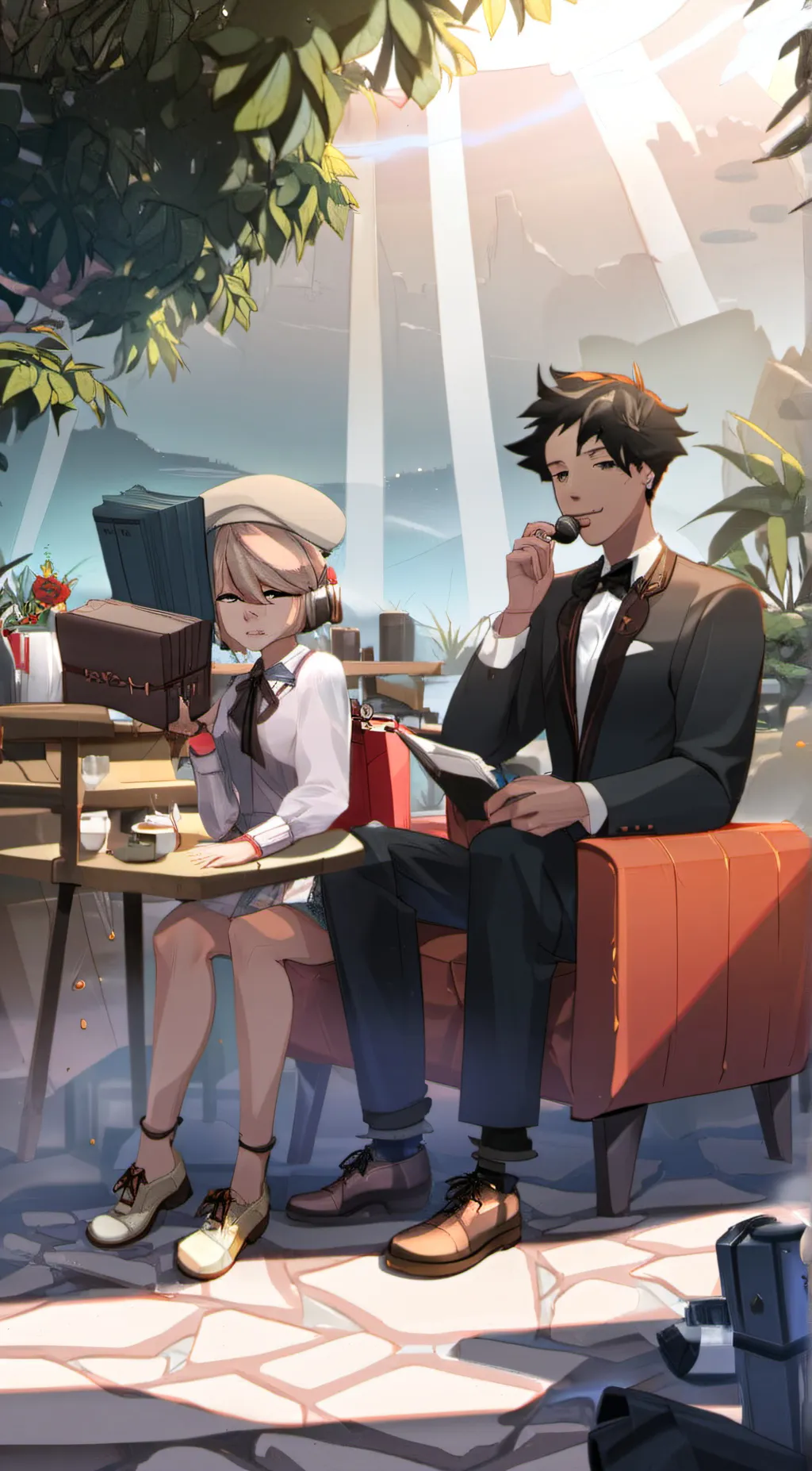 ai character: trey background