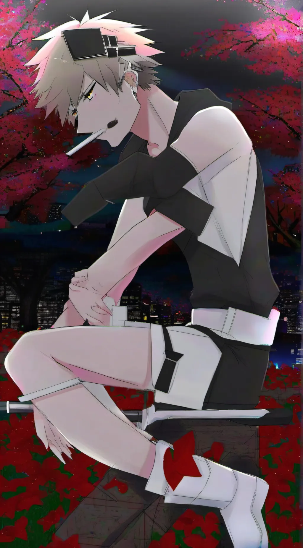 ai character: bakugo background