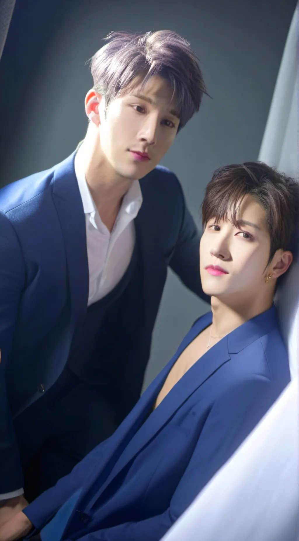 ai character: Clynie and Levi background