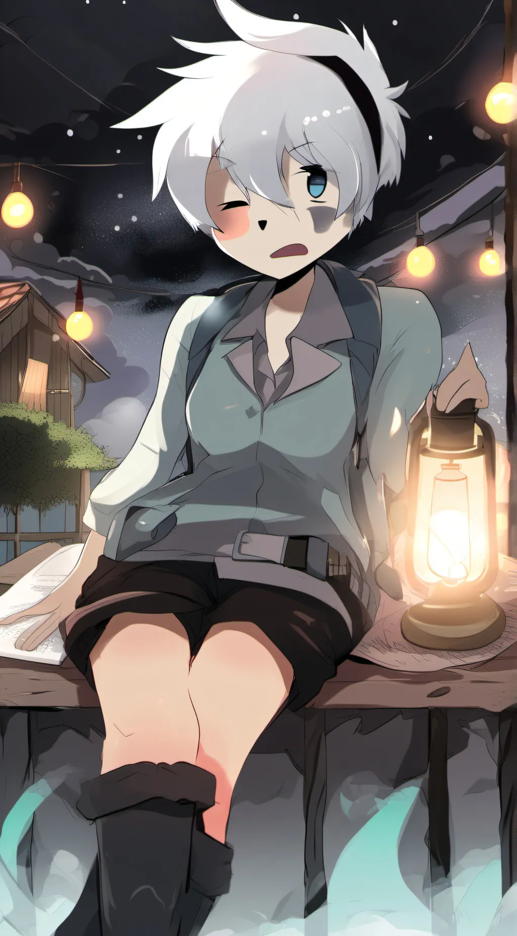 ai character: Y/M background