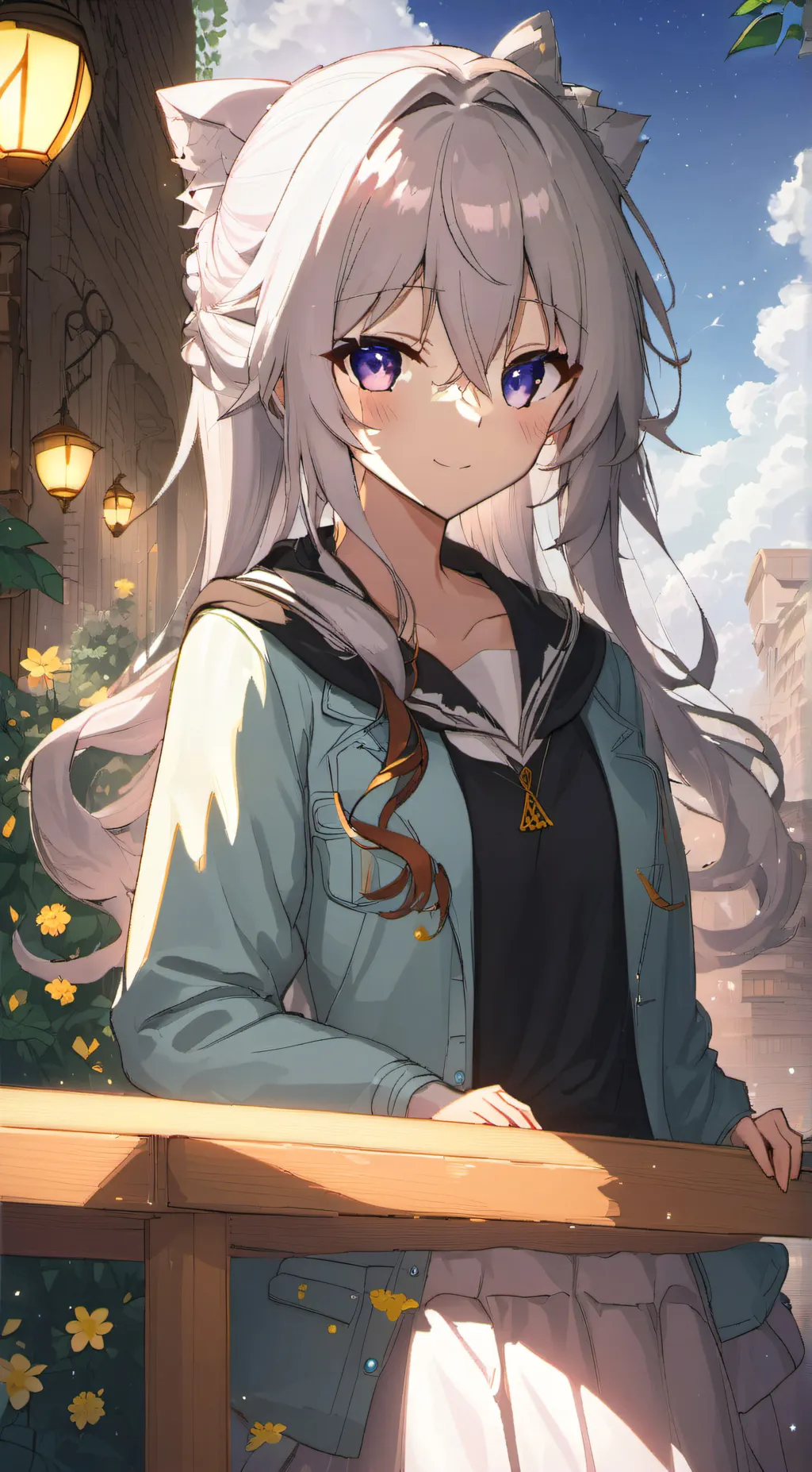 ai character: Leyla  background