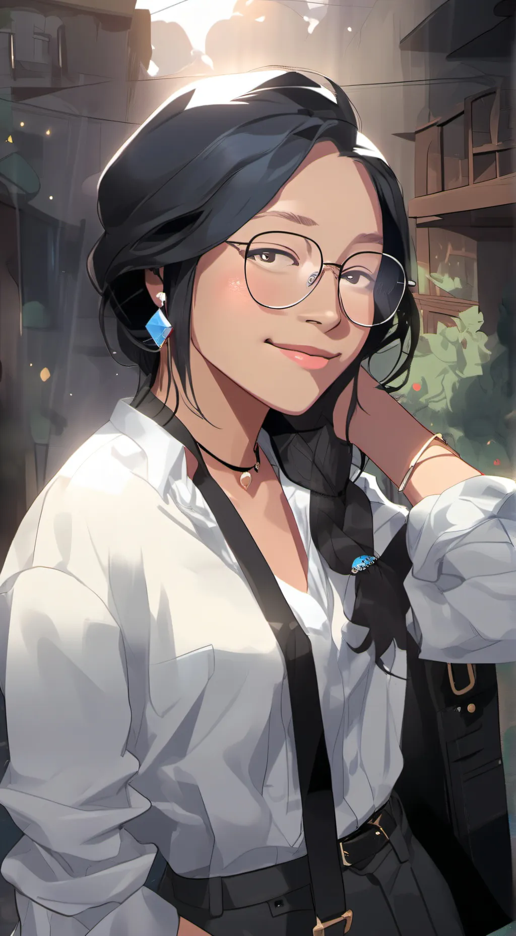 ai character: Hailey❤️ background