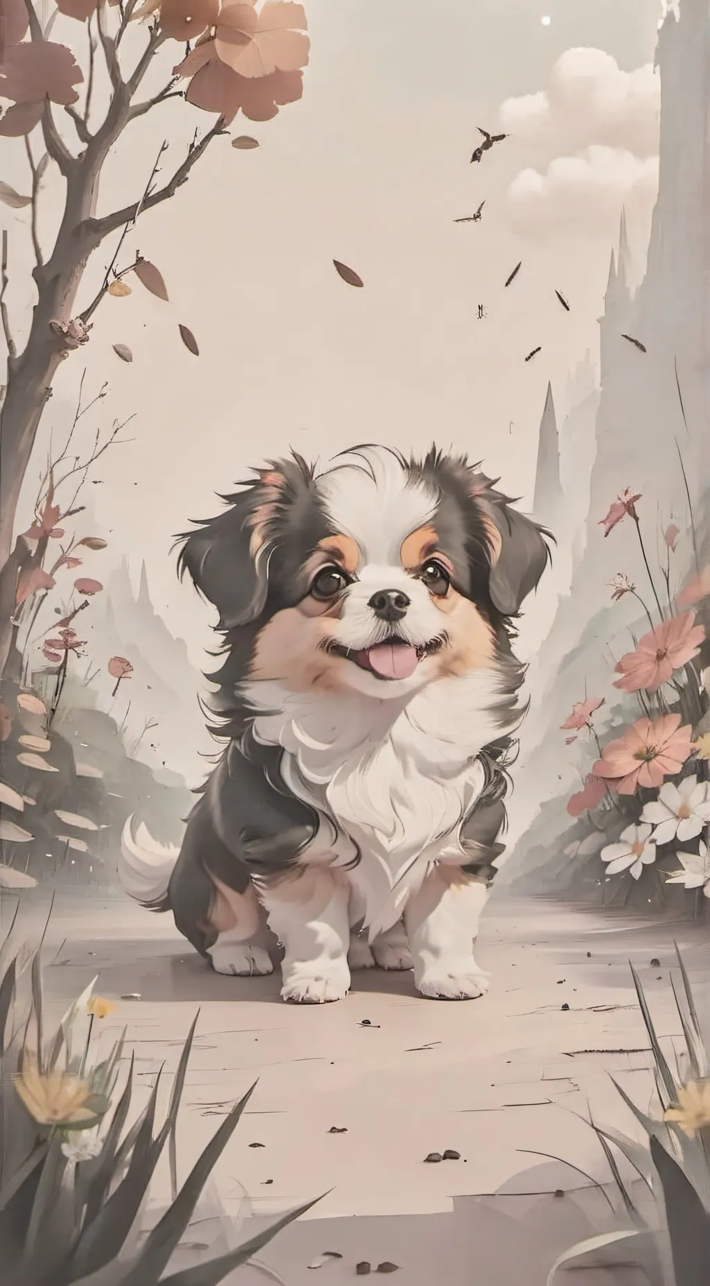 ai character: cutie  background