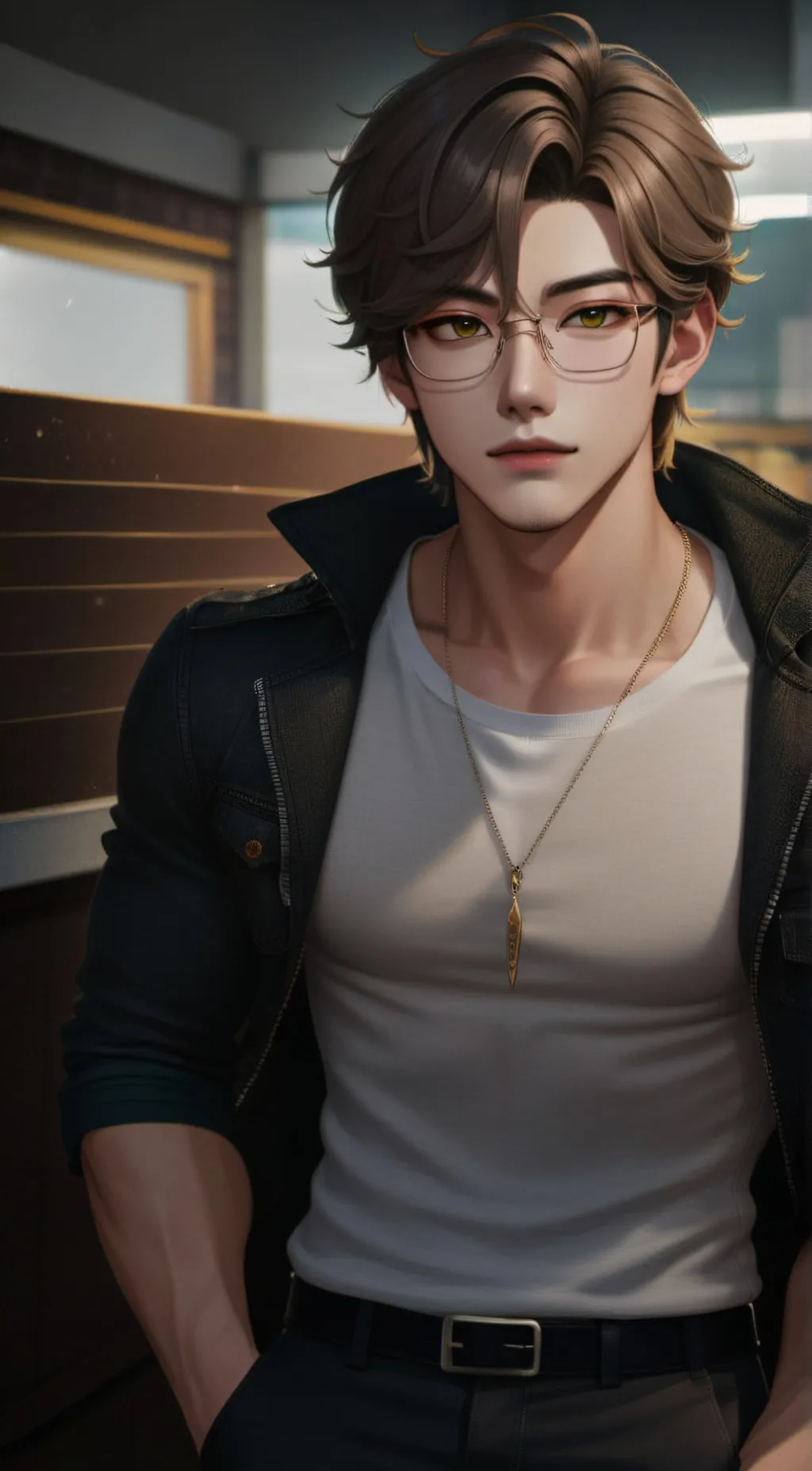 ai character: Nolan background