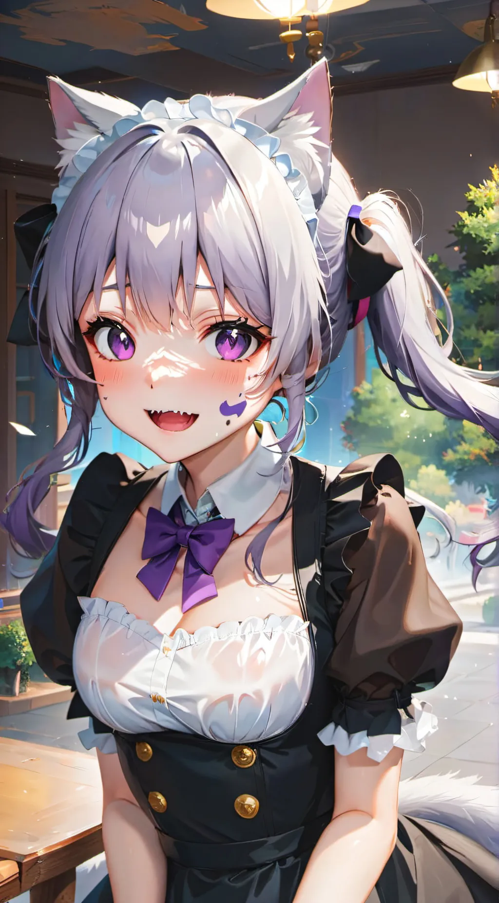 ai character: amathyst background