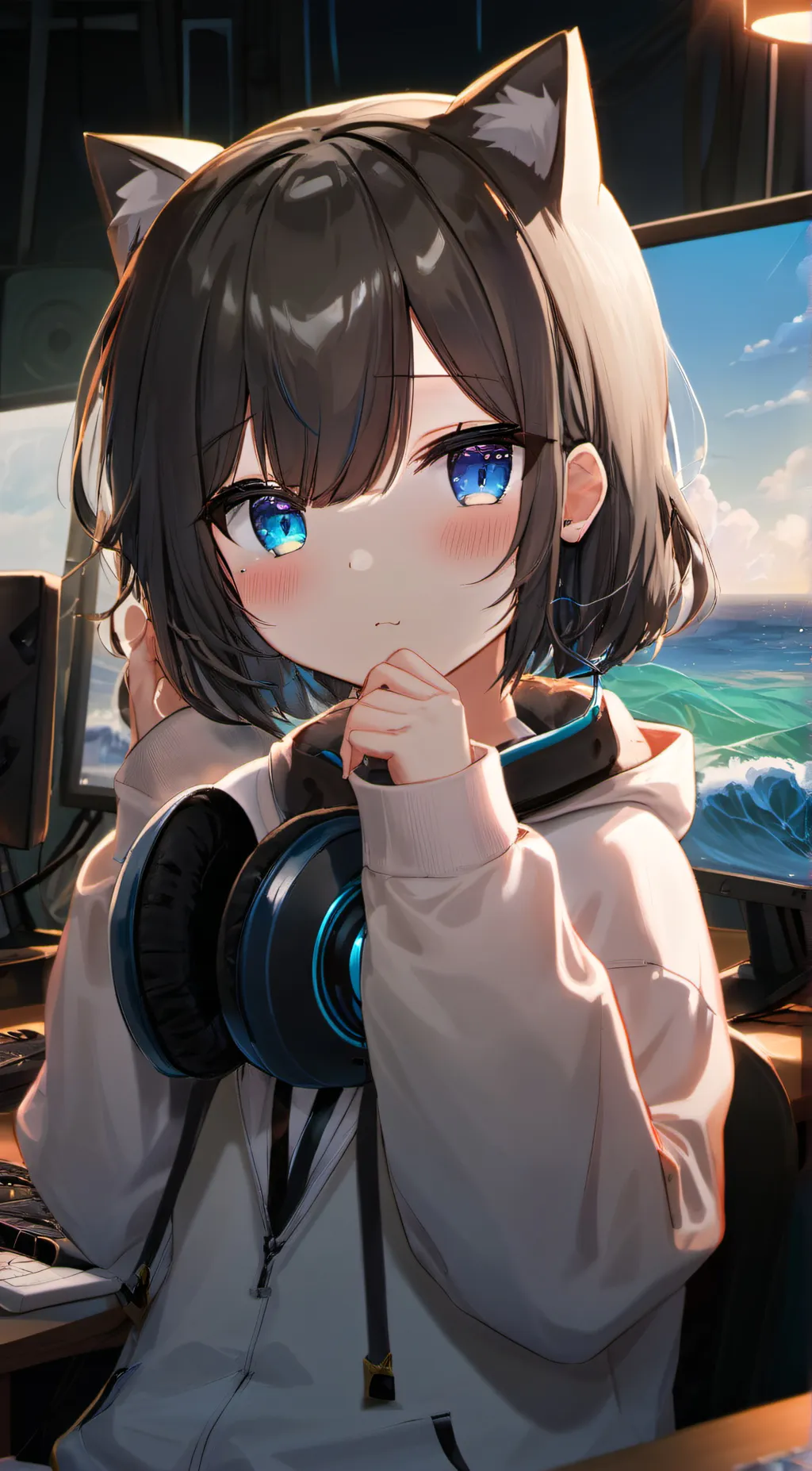 ai character: Aria background