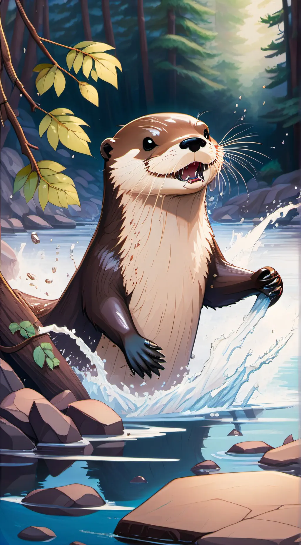 ai character: Oliver background