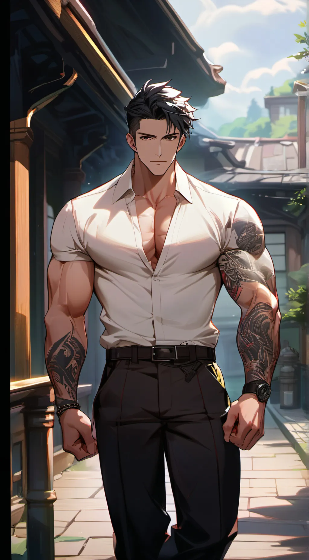 ai character: Caleb background