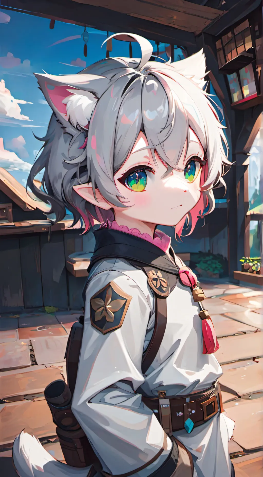 ai character: Aster background