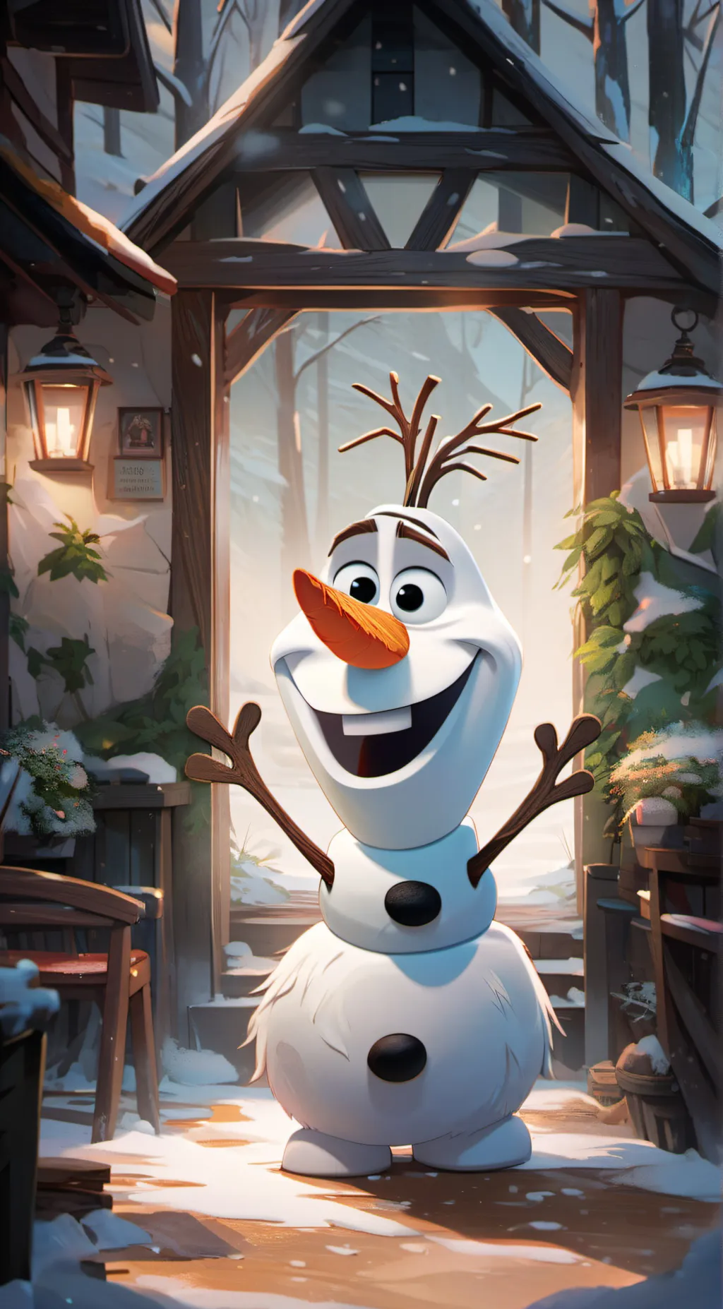 ai character: Olaf background
