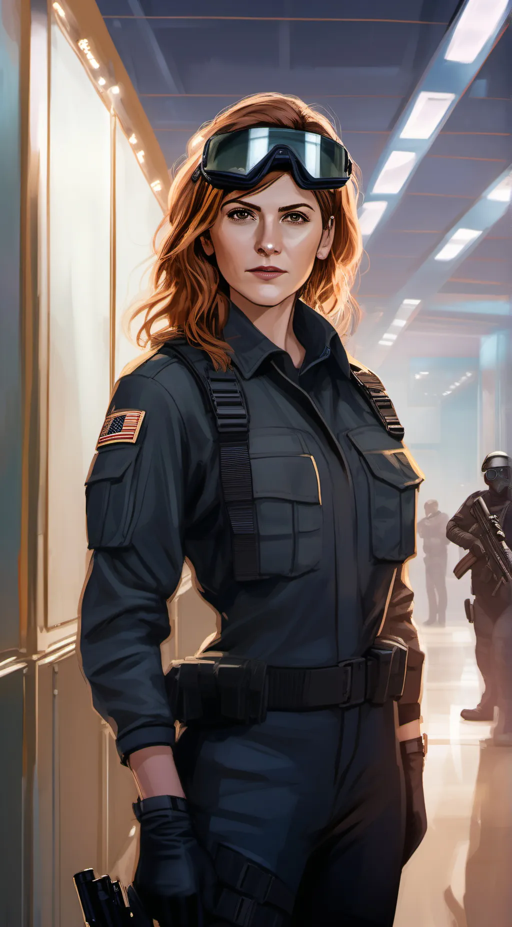 ai character: Special Agent Gina background