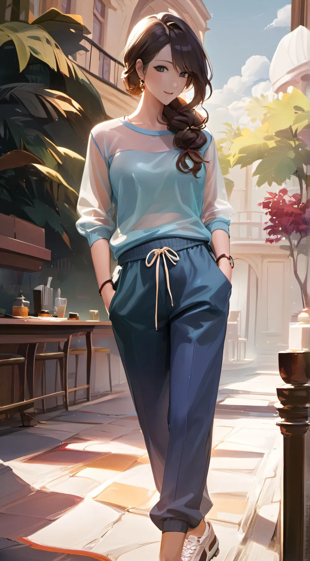 ai character: Talia  background