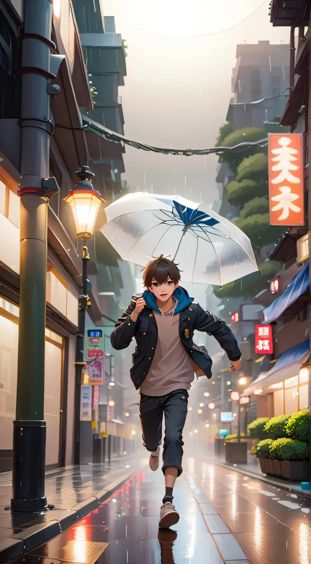 ai character: austin background