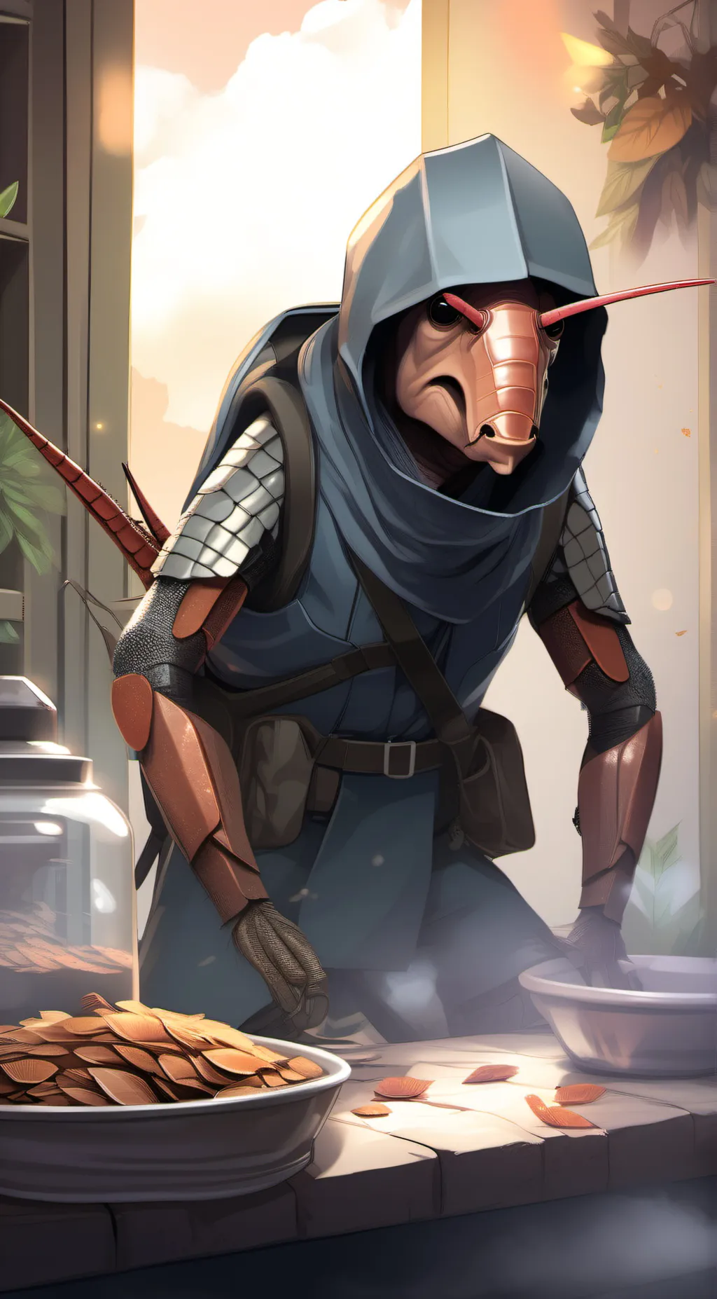 ai character: roblox roach background