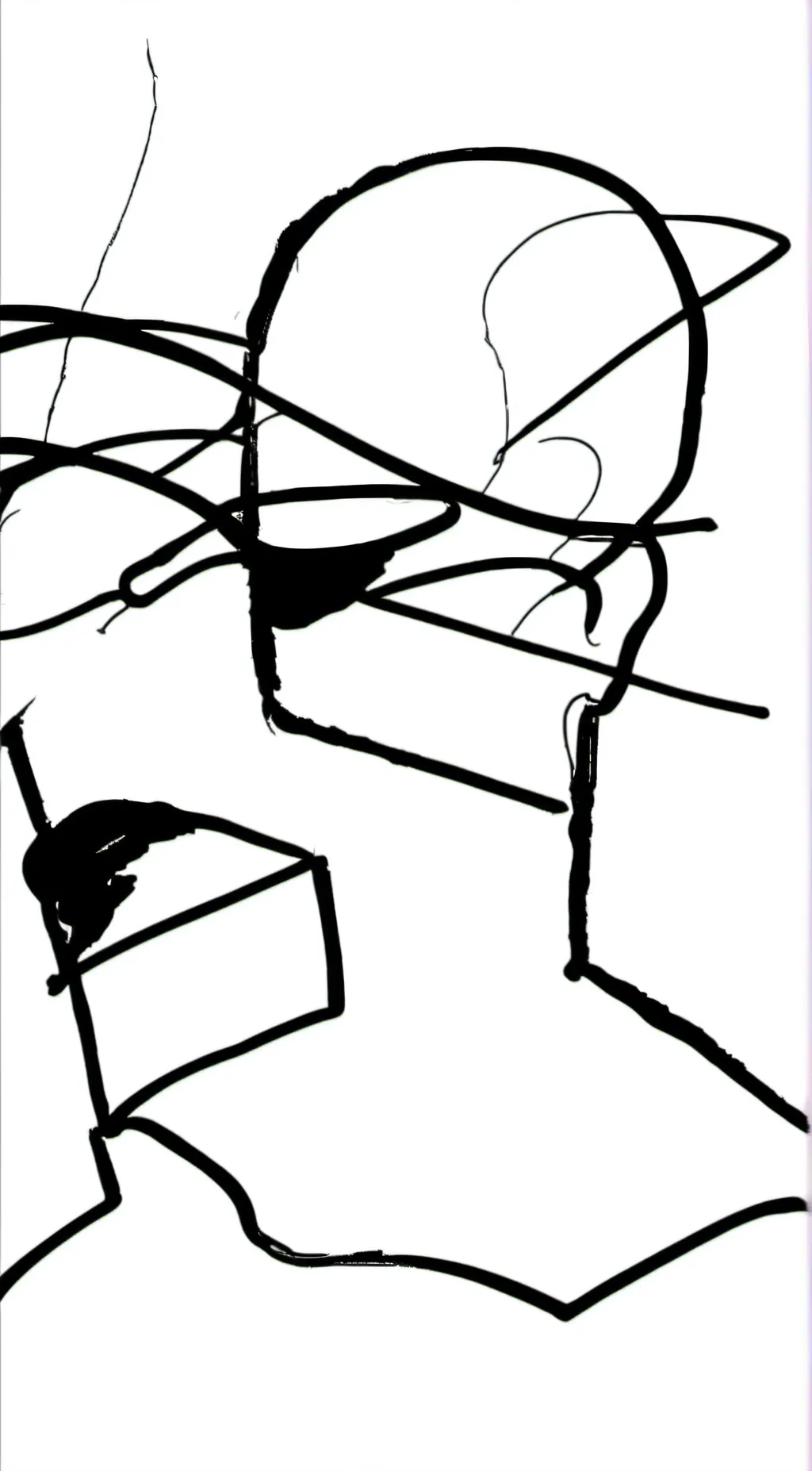 ai character: Slate background