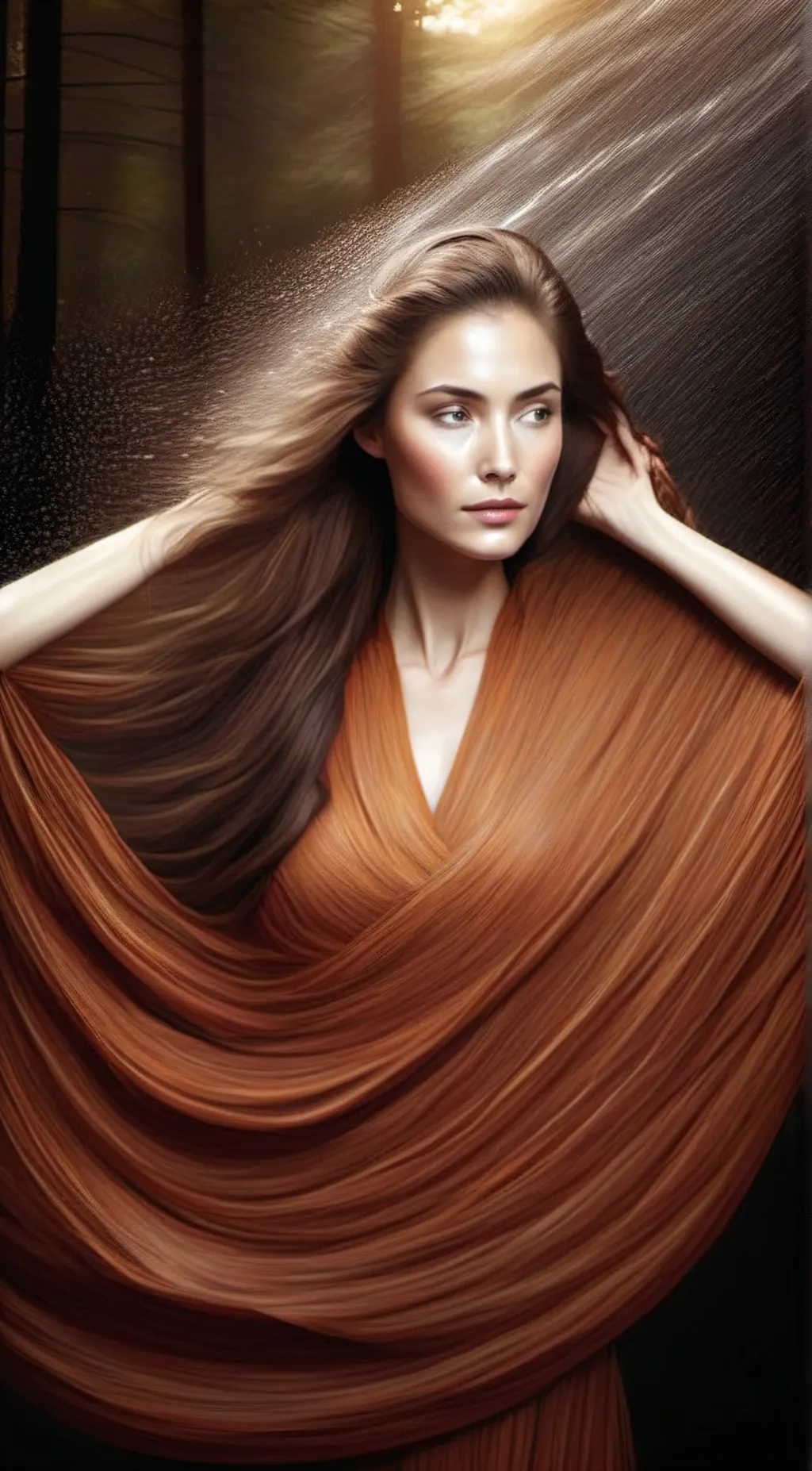 ai character: repunzel  background