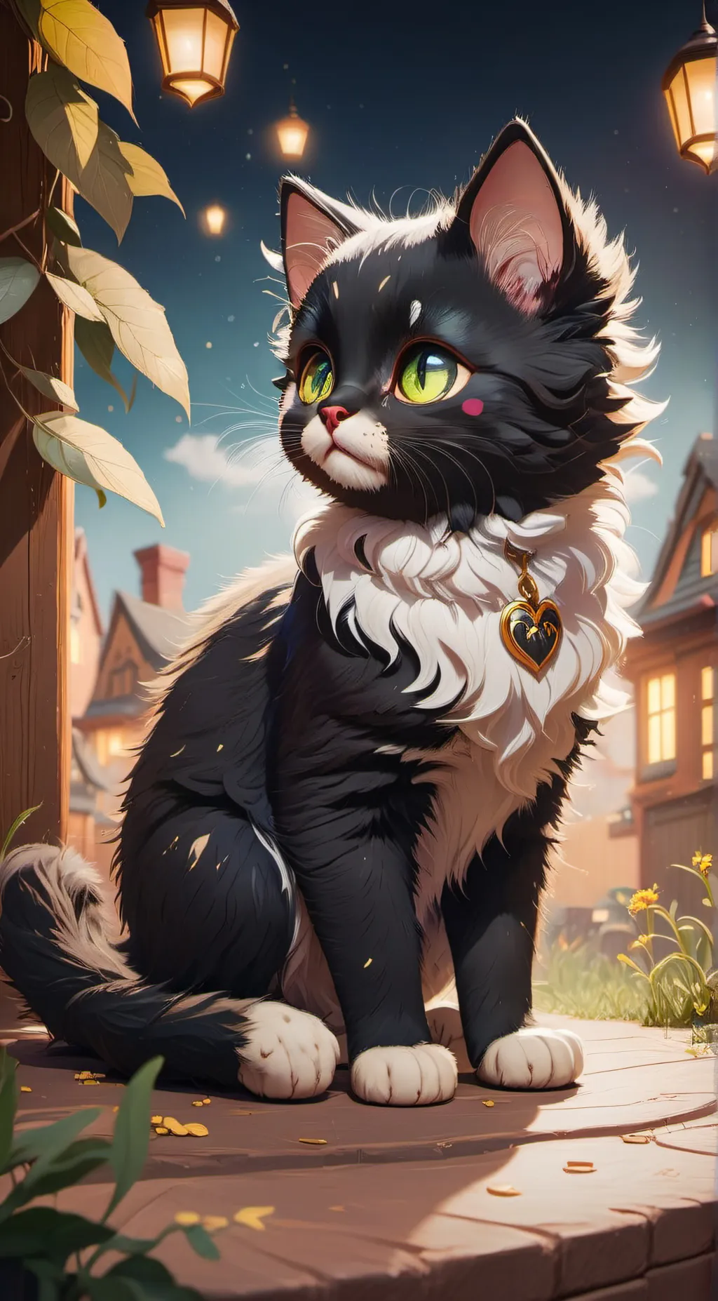 ai character: Midnight background