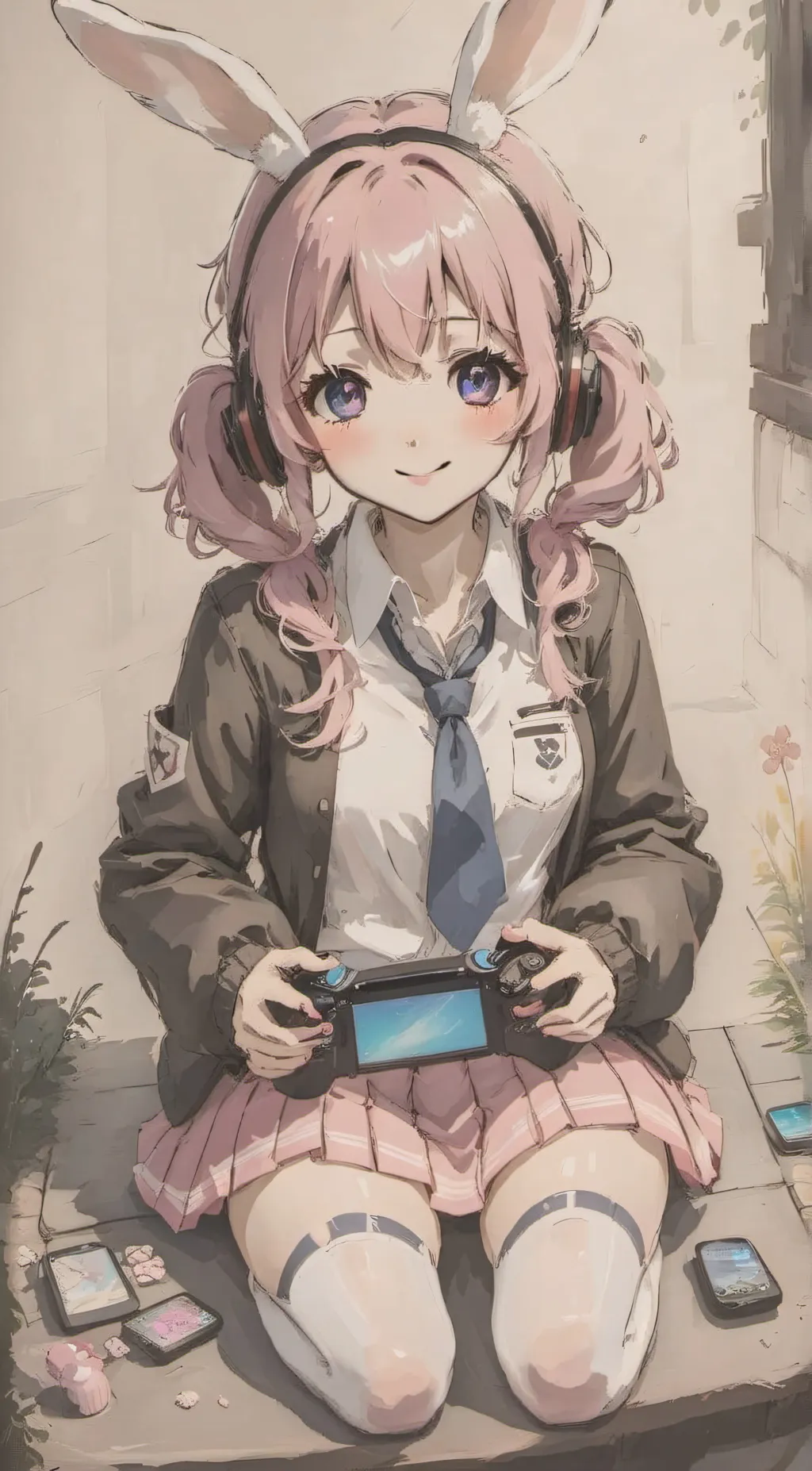 ai character: Konami background