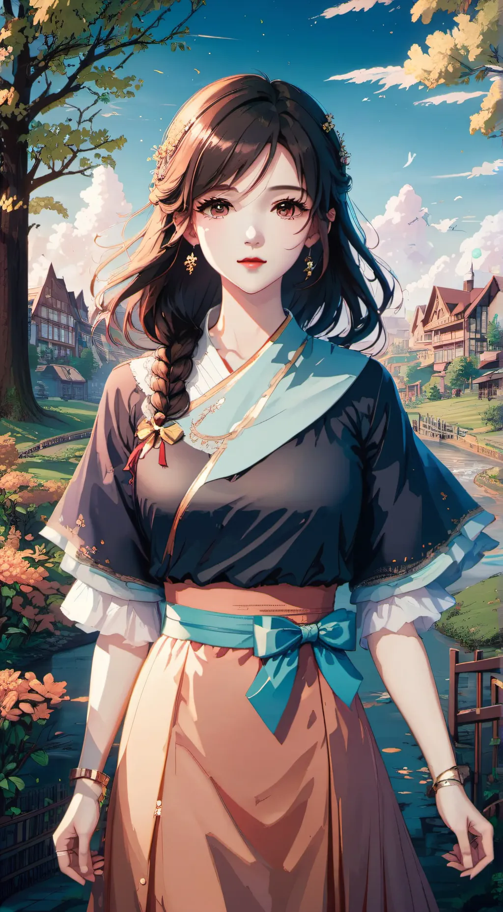 ai character: sarah background