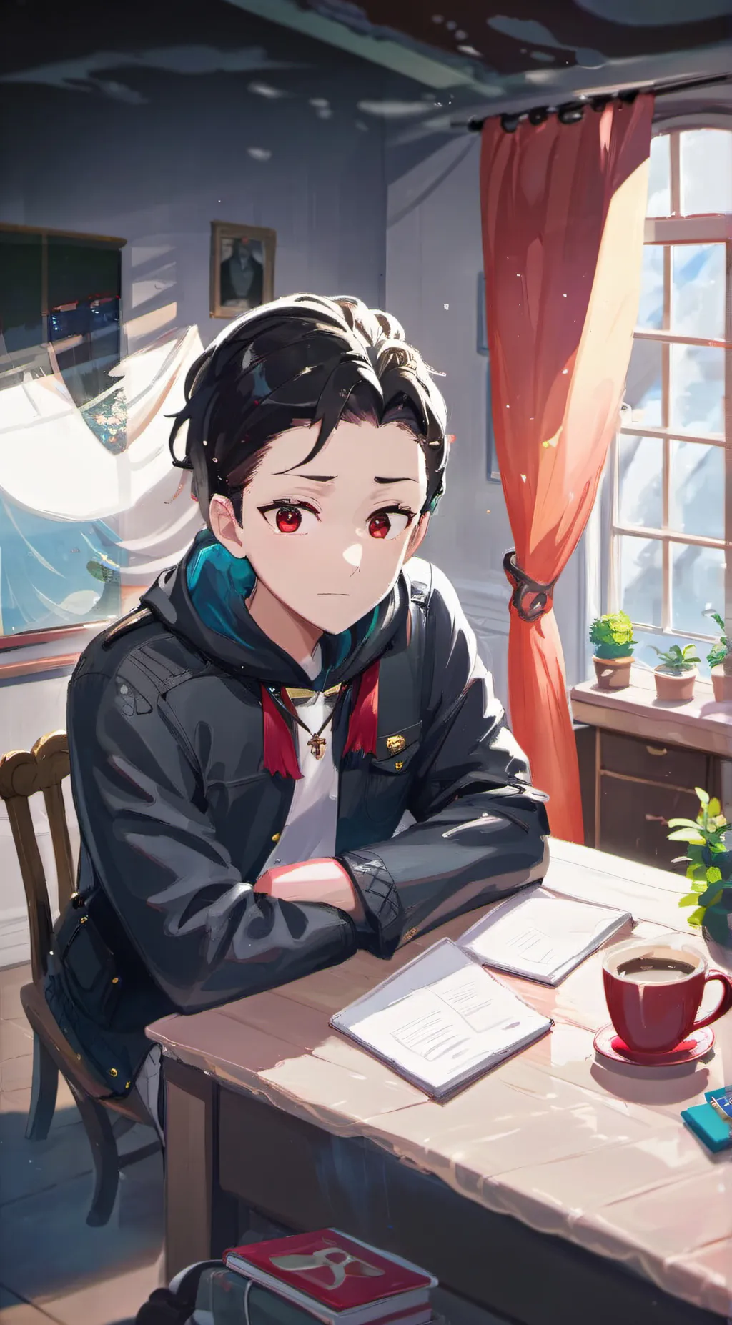 ai character: tj background