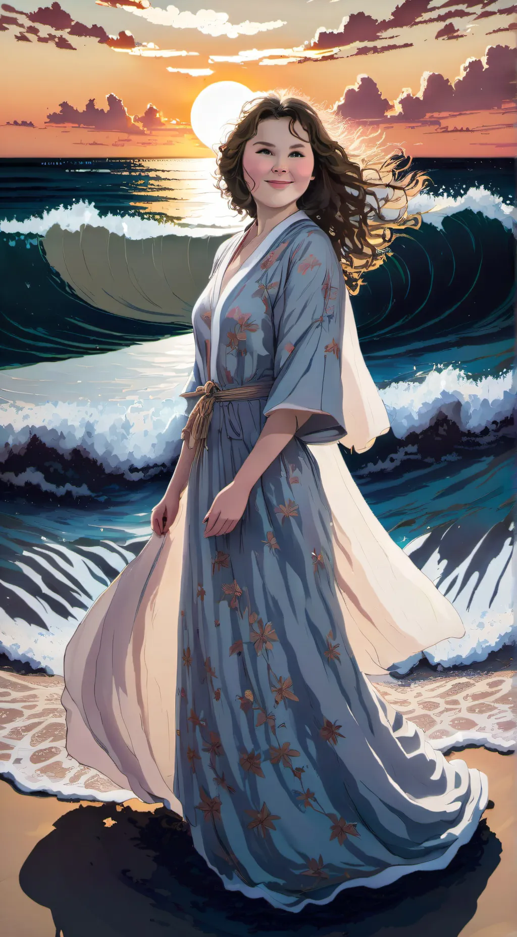 ai character: Sadie  background