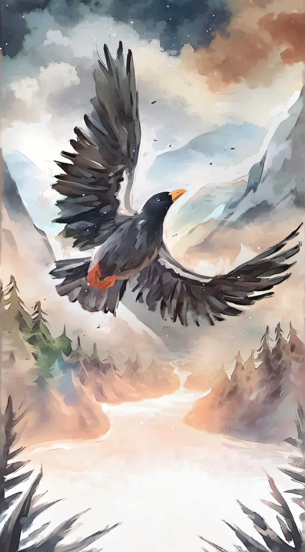 ai character: Bird background