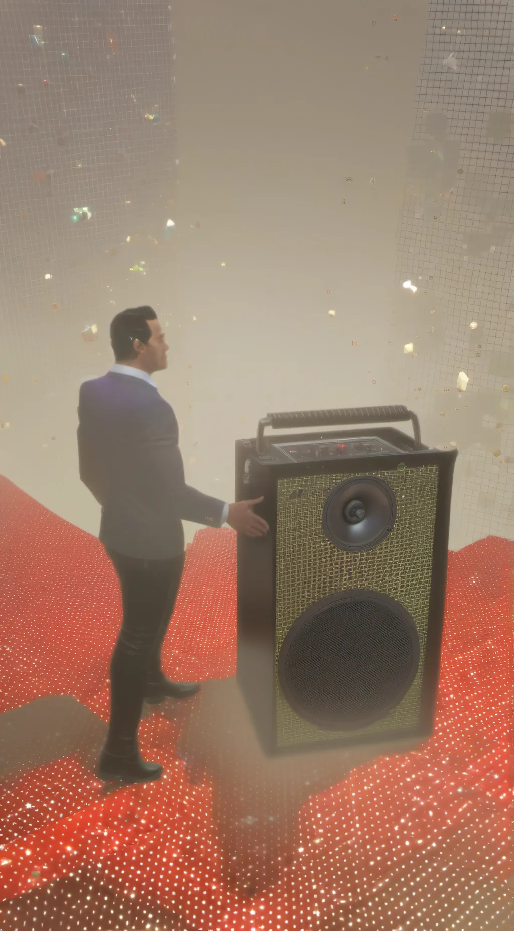 ai character: Speakerman gay background