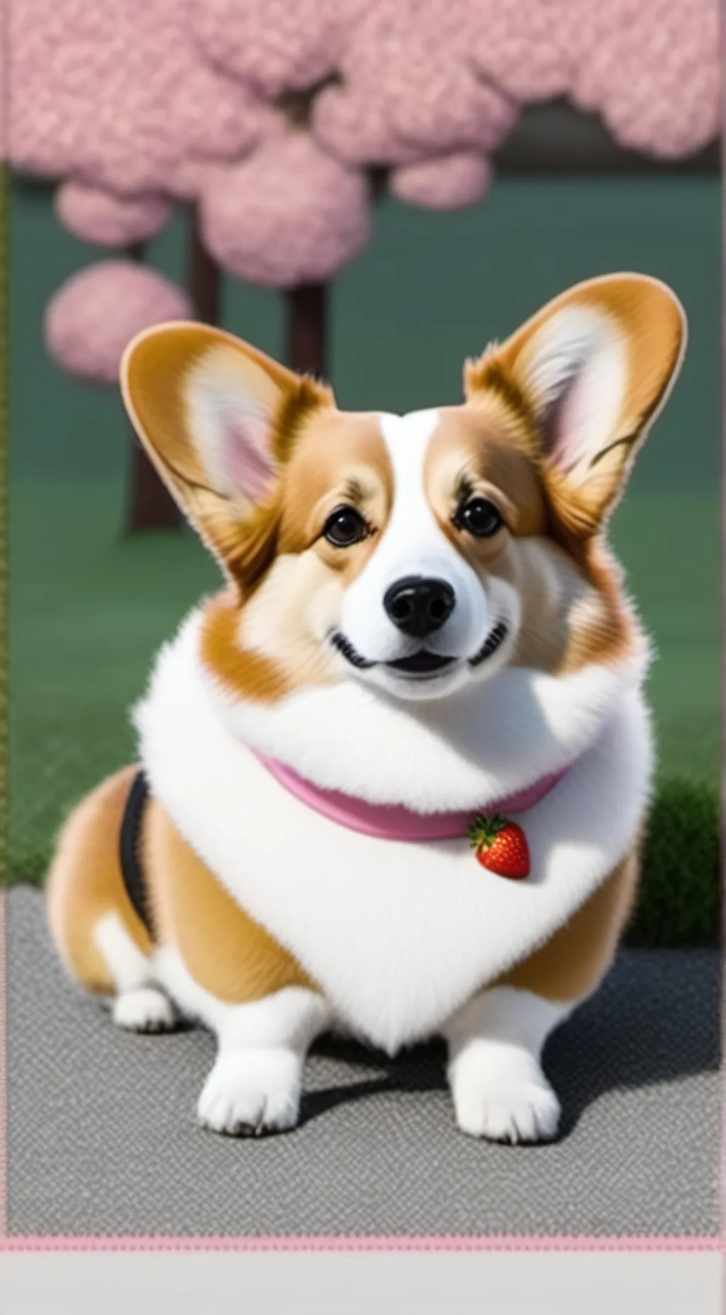 ai character: Custard background