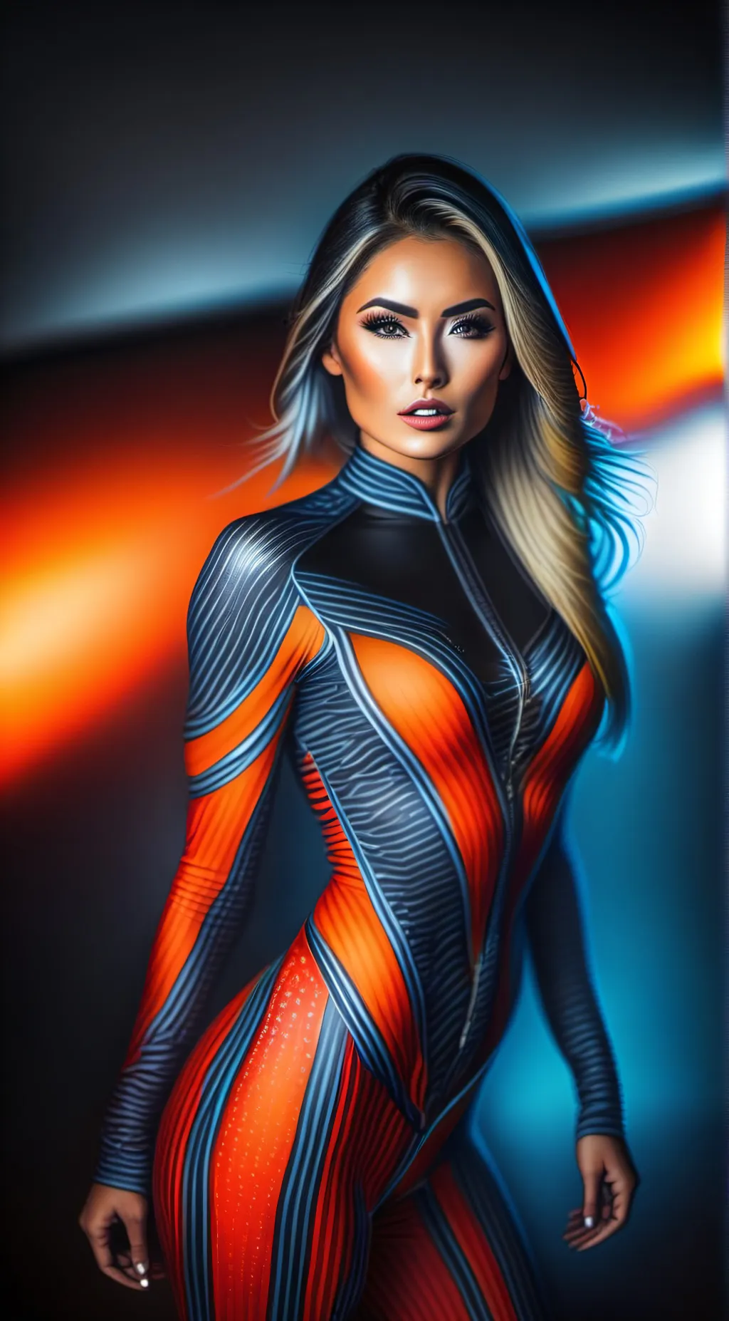 ai character: Hot racer background