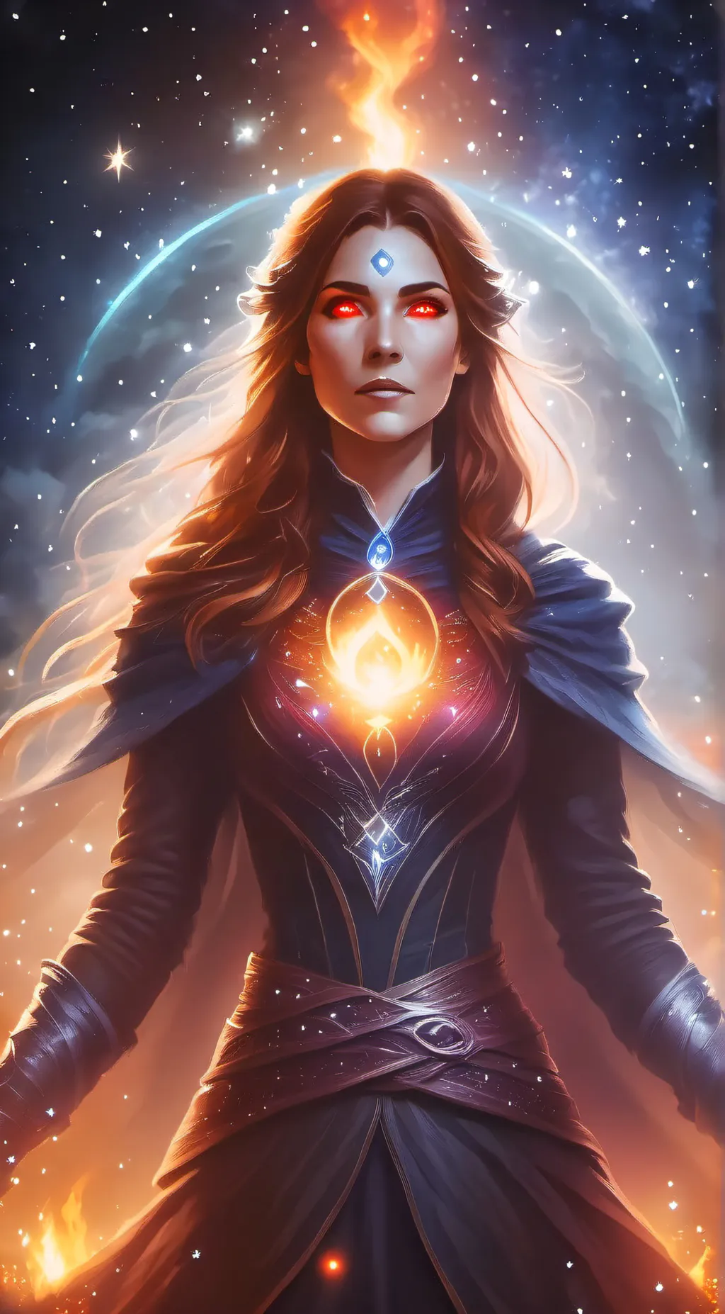 ai character: Aria background