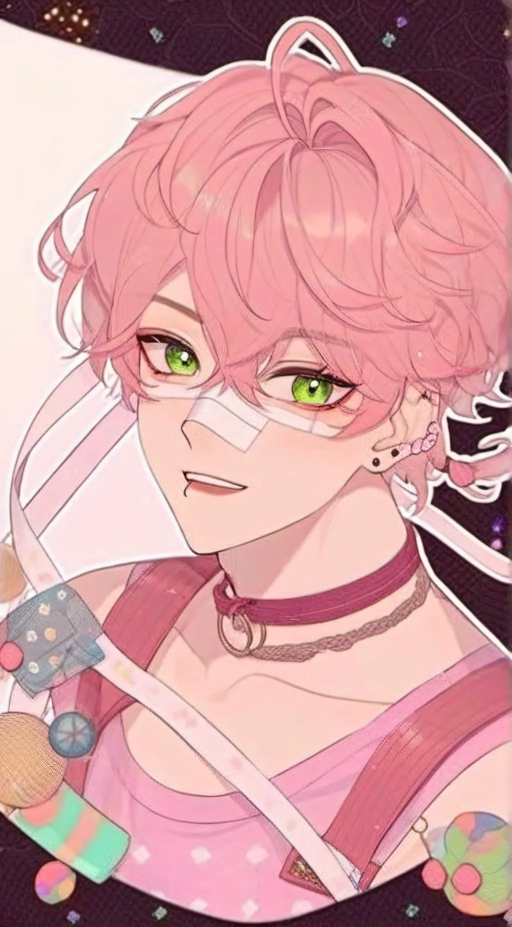 ai character: 🍬𝓽𝓪𝓮🍬 background