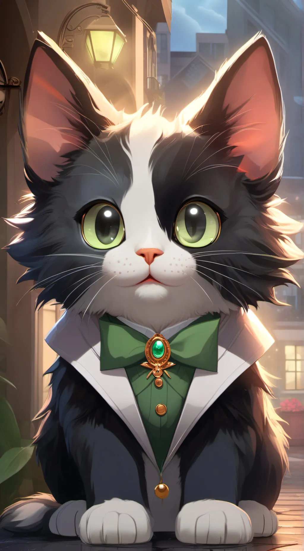 ai character: Sox the Cat background