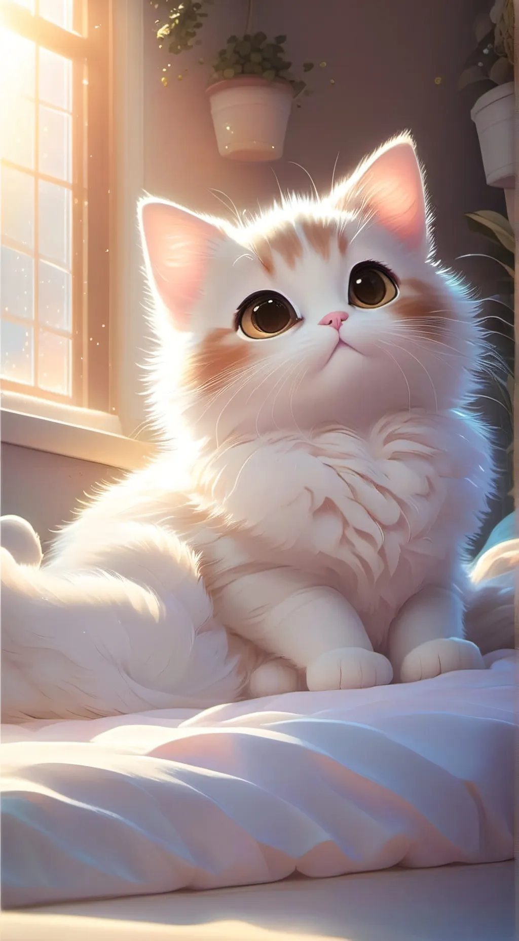 ai character: Marshmallow background