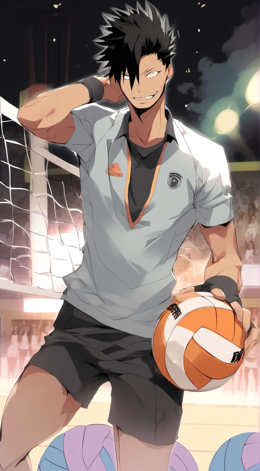 ai character: Kuroo testurou  background