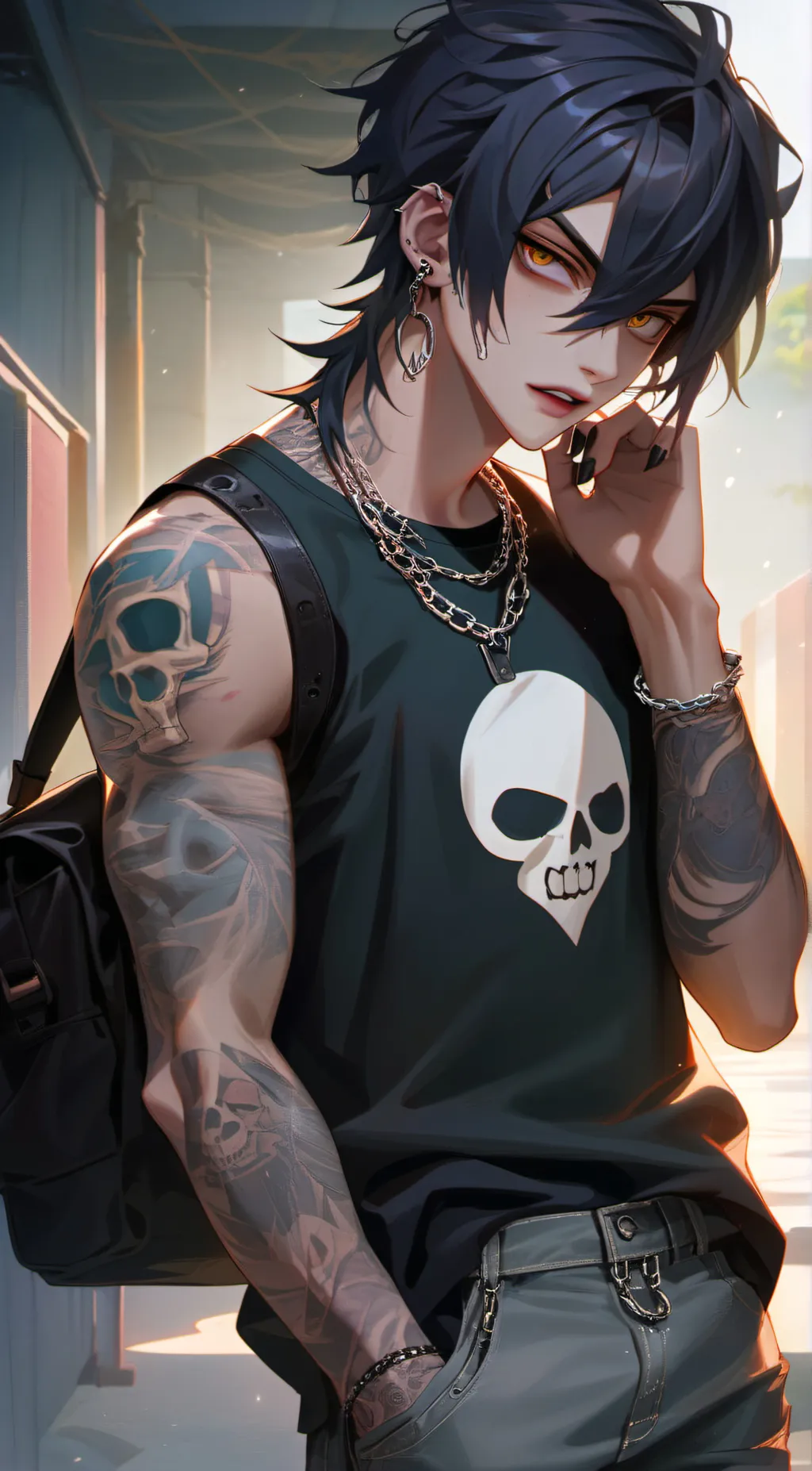 ai character: Ayato background