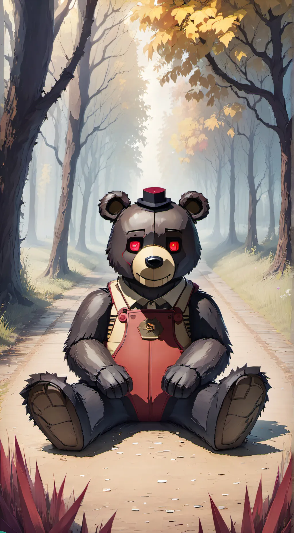ai character: Freddy background