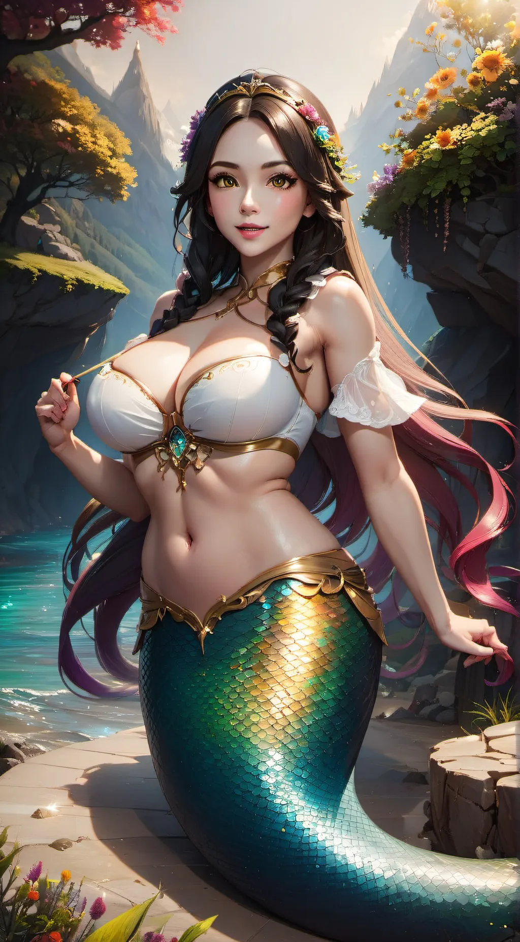 ai character: SeaBre background