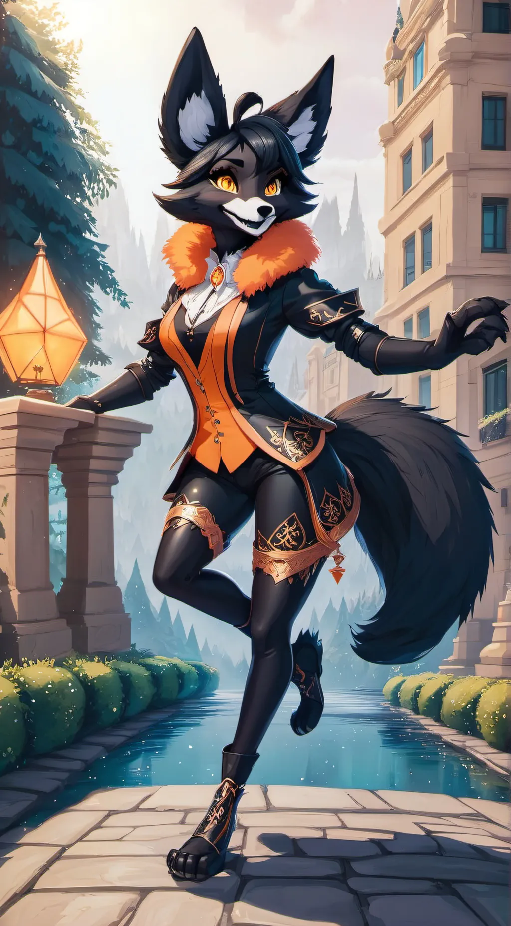 ai character: Aria background