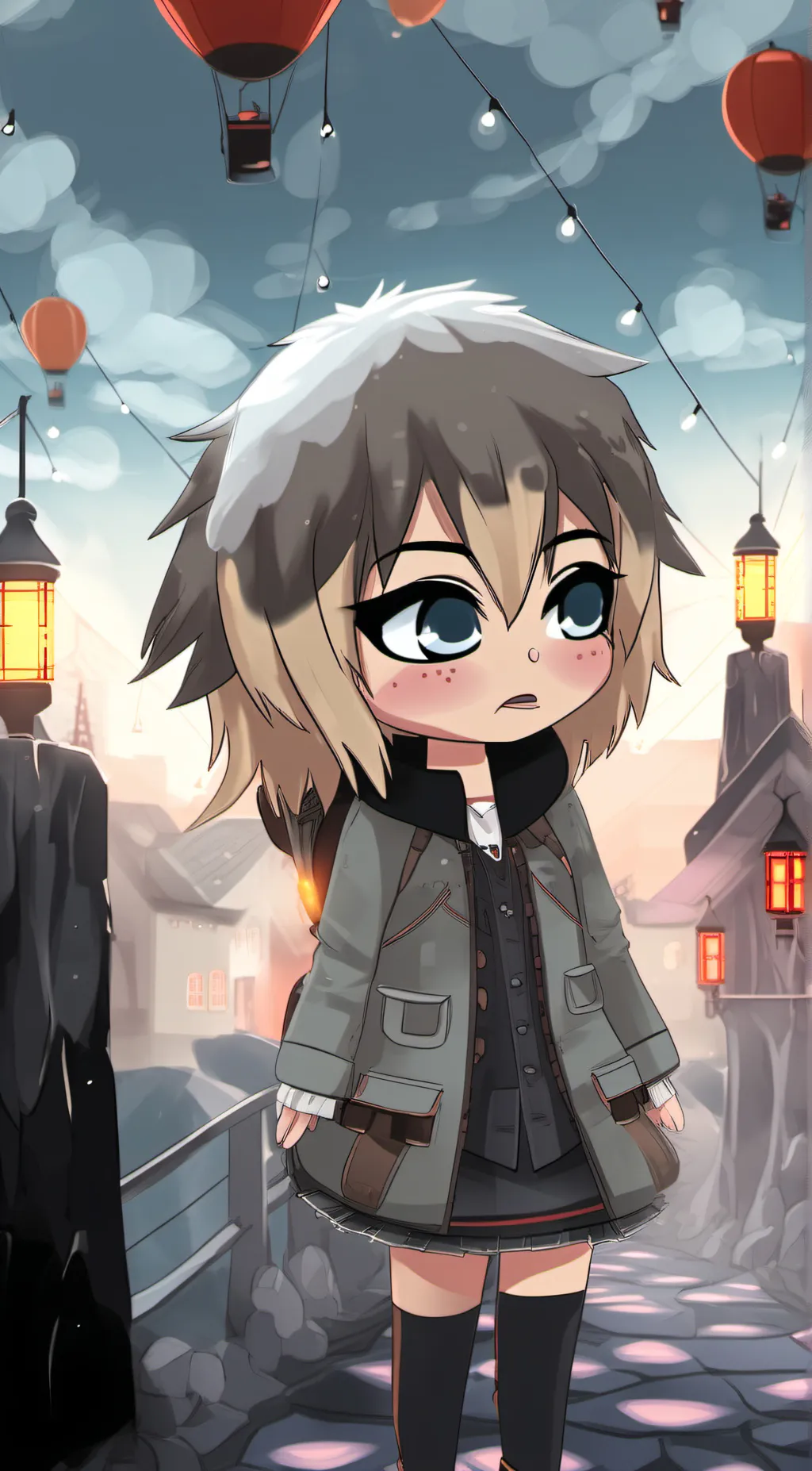 ai character: Ariana  background