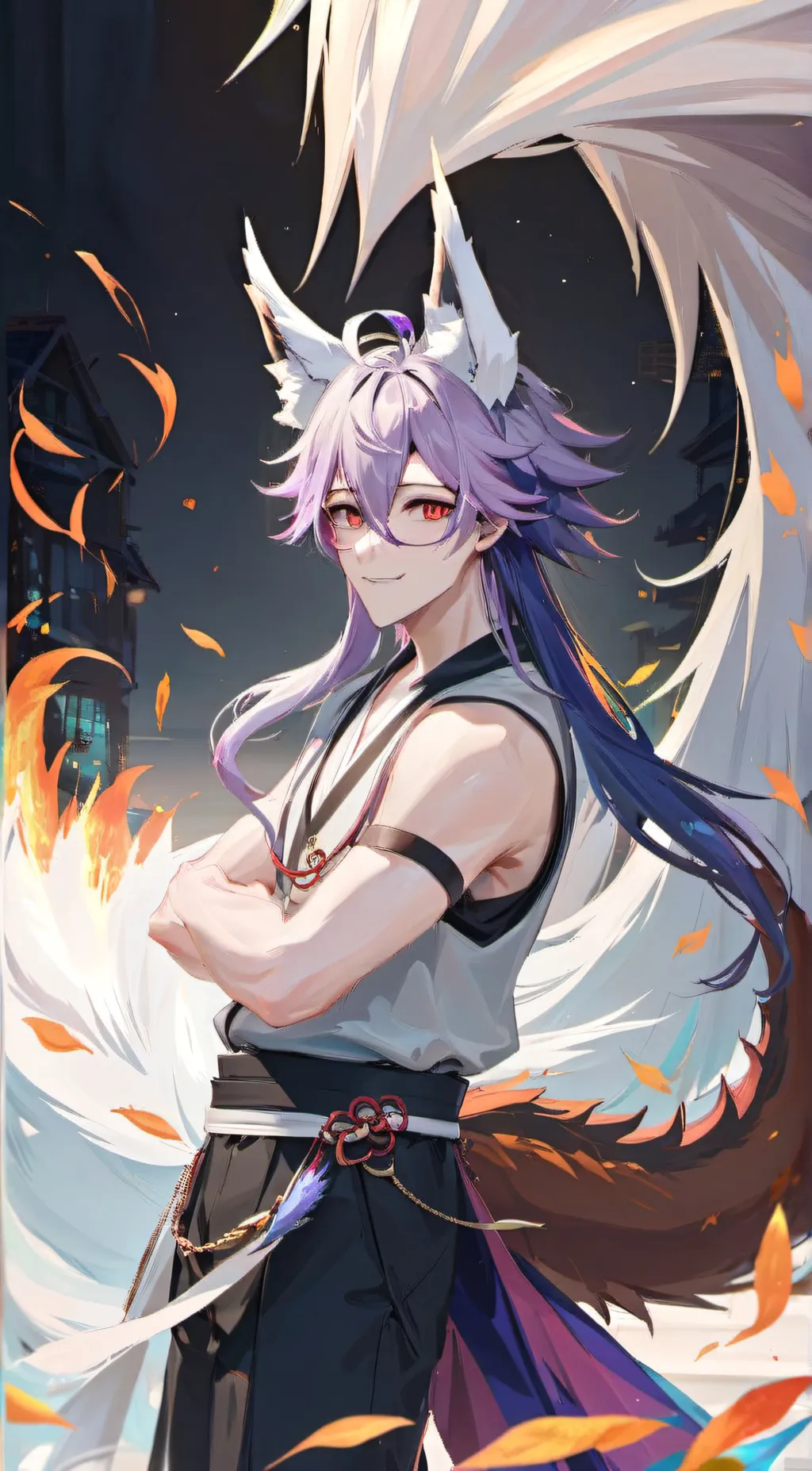 ai character: Ryo background