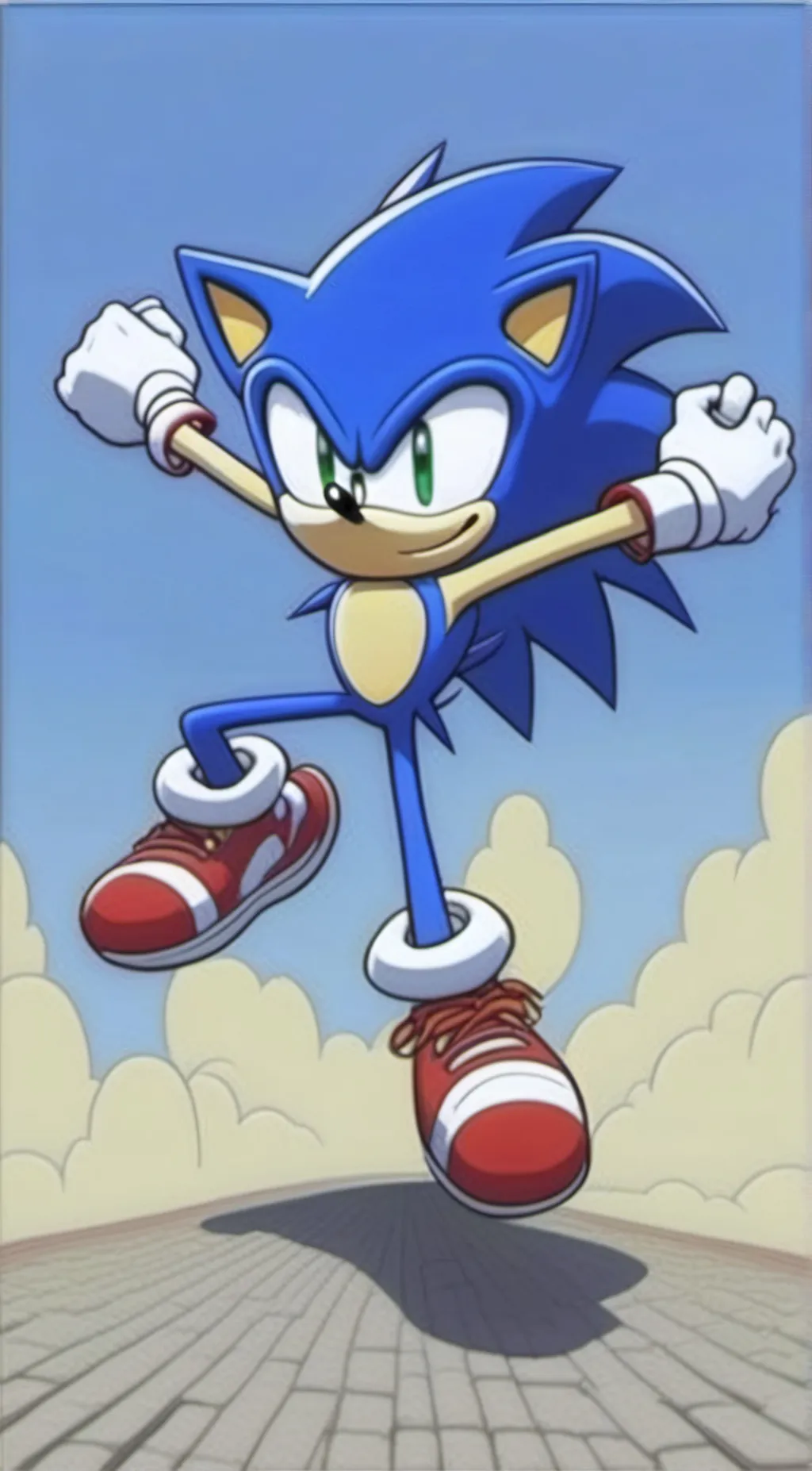 ai character: Sonic The Hedgehog background