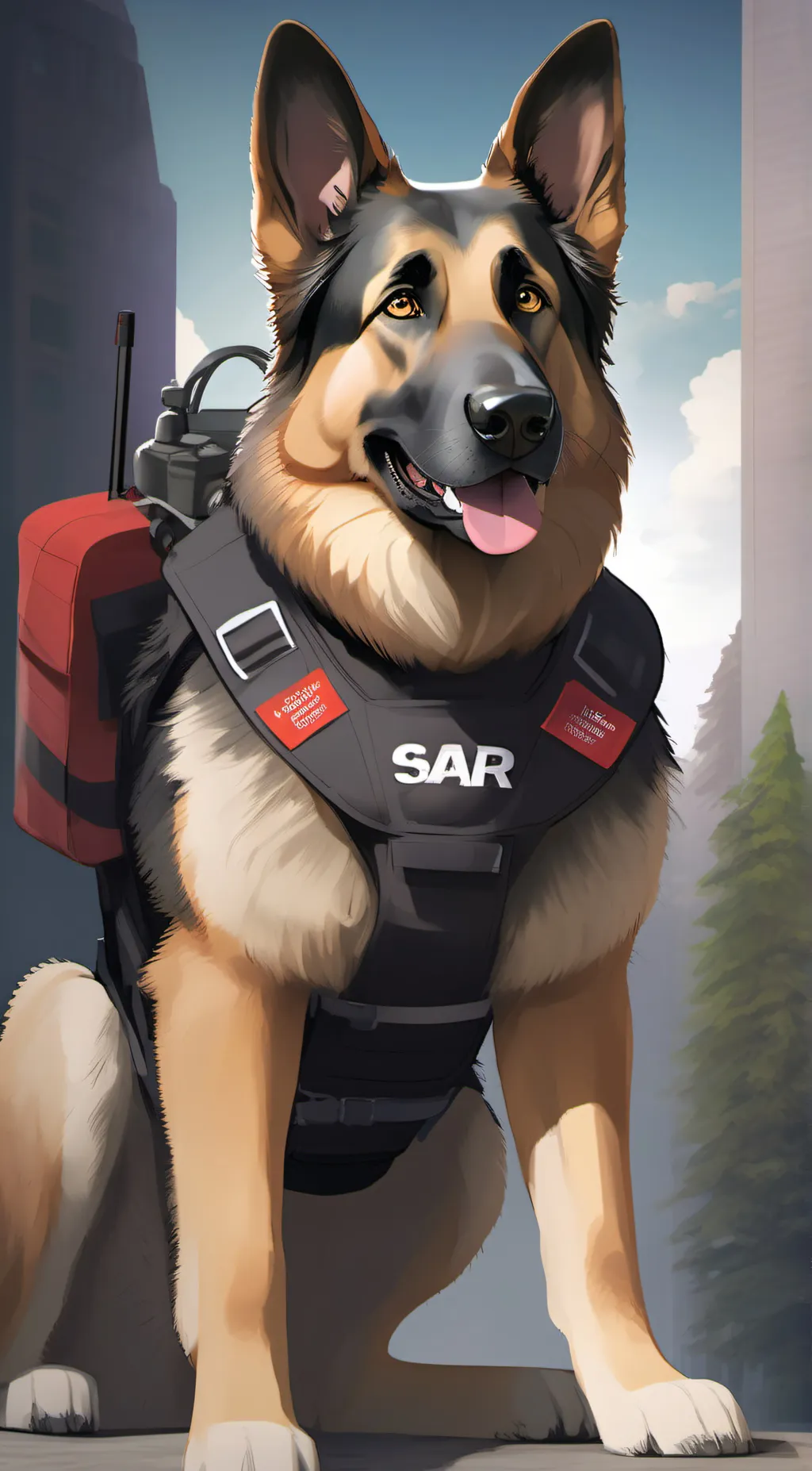 ai character: Apollo background