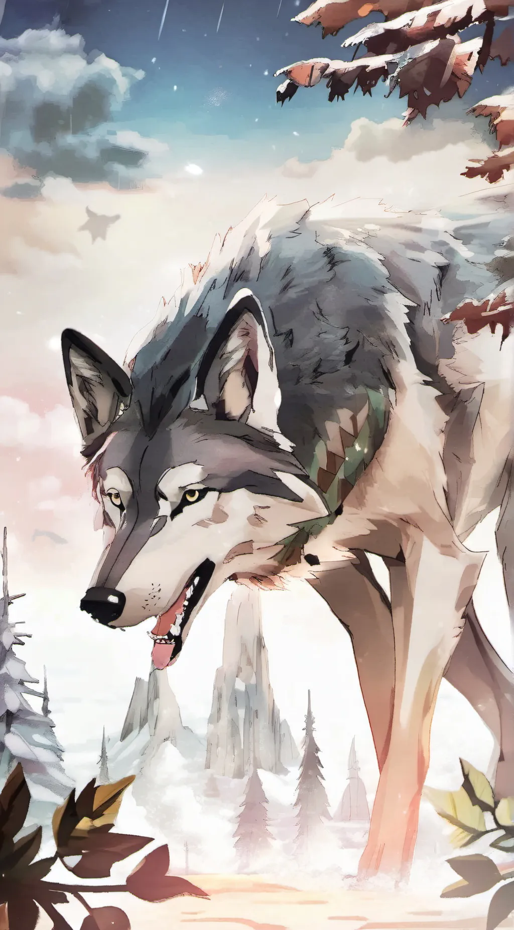 ai character: Wolf pack background