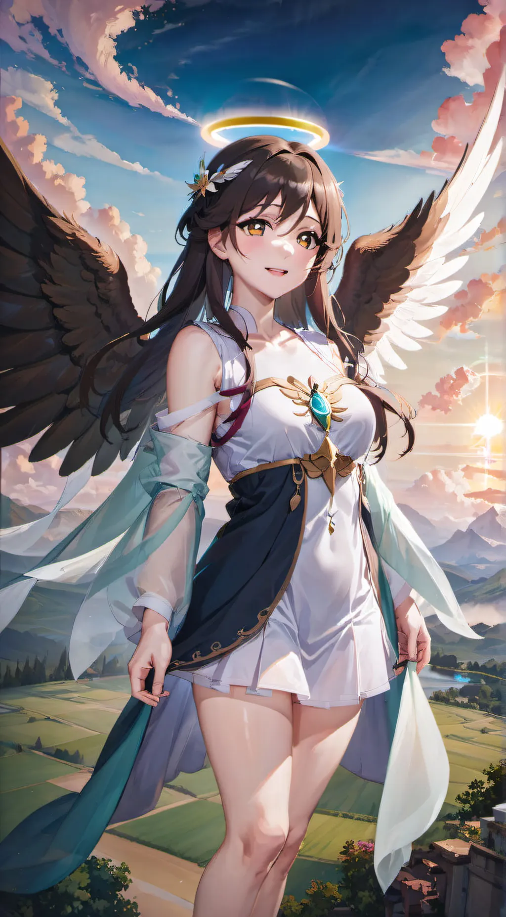 ai character: Angela background