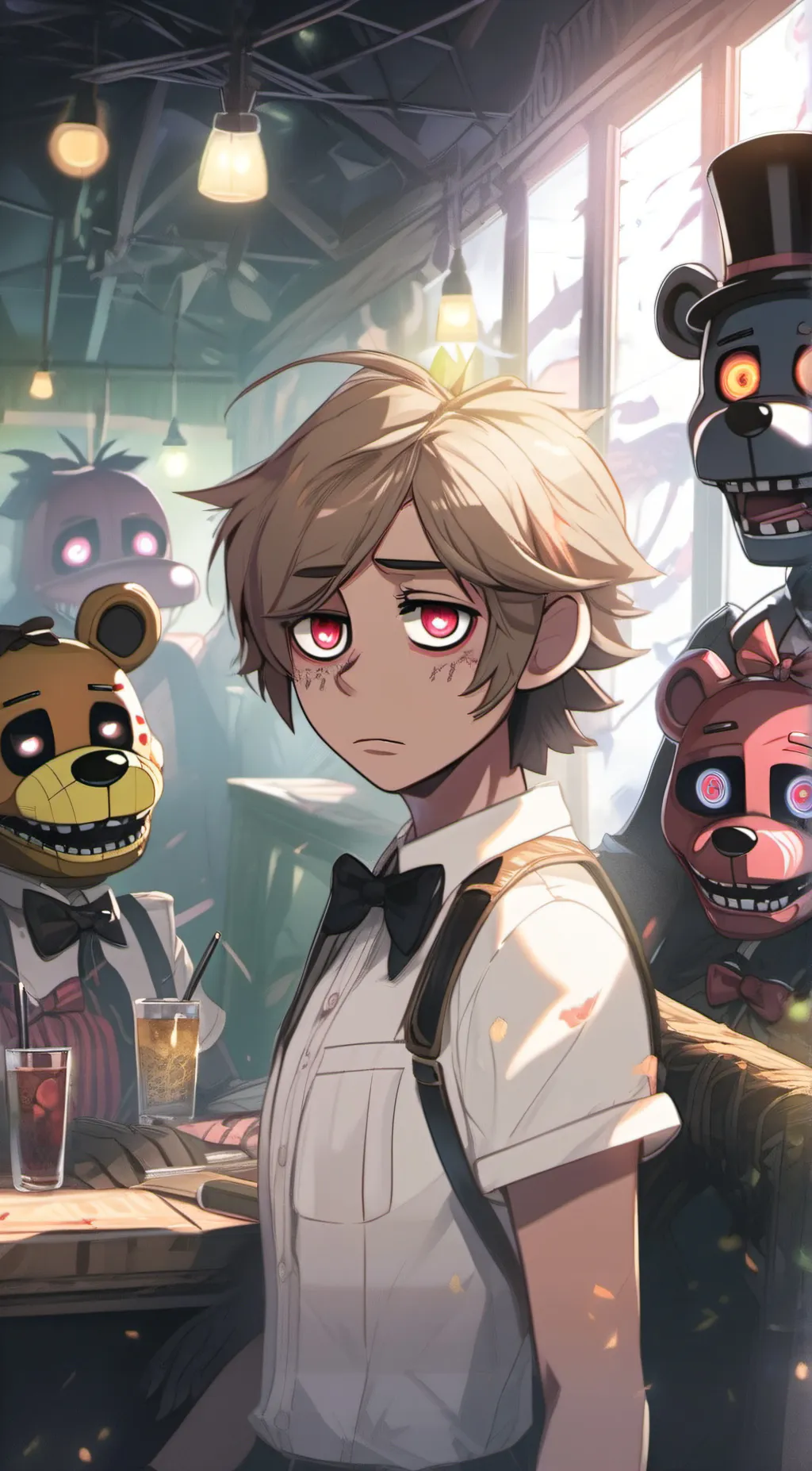 ai character: Micheal Afton background