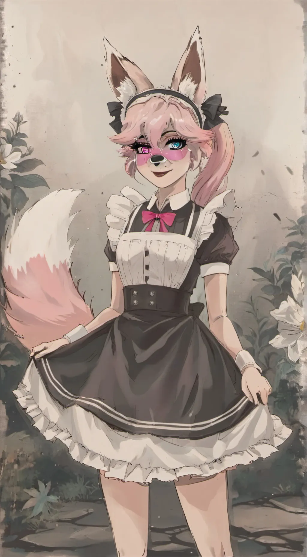 ai character: Funtime foxy background