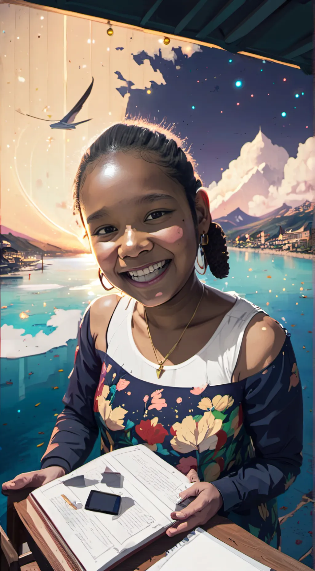 ai character: Trinity  background