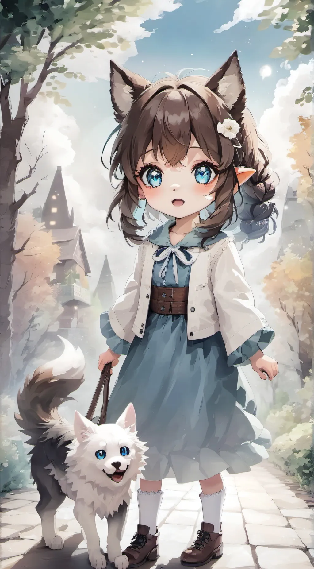 ai character: Lilly background