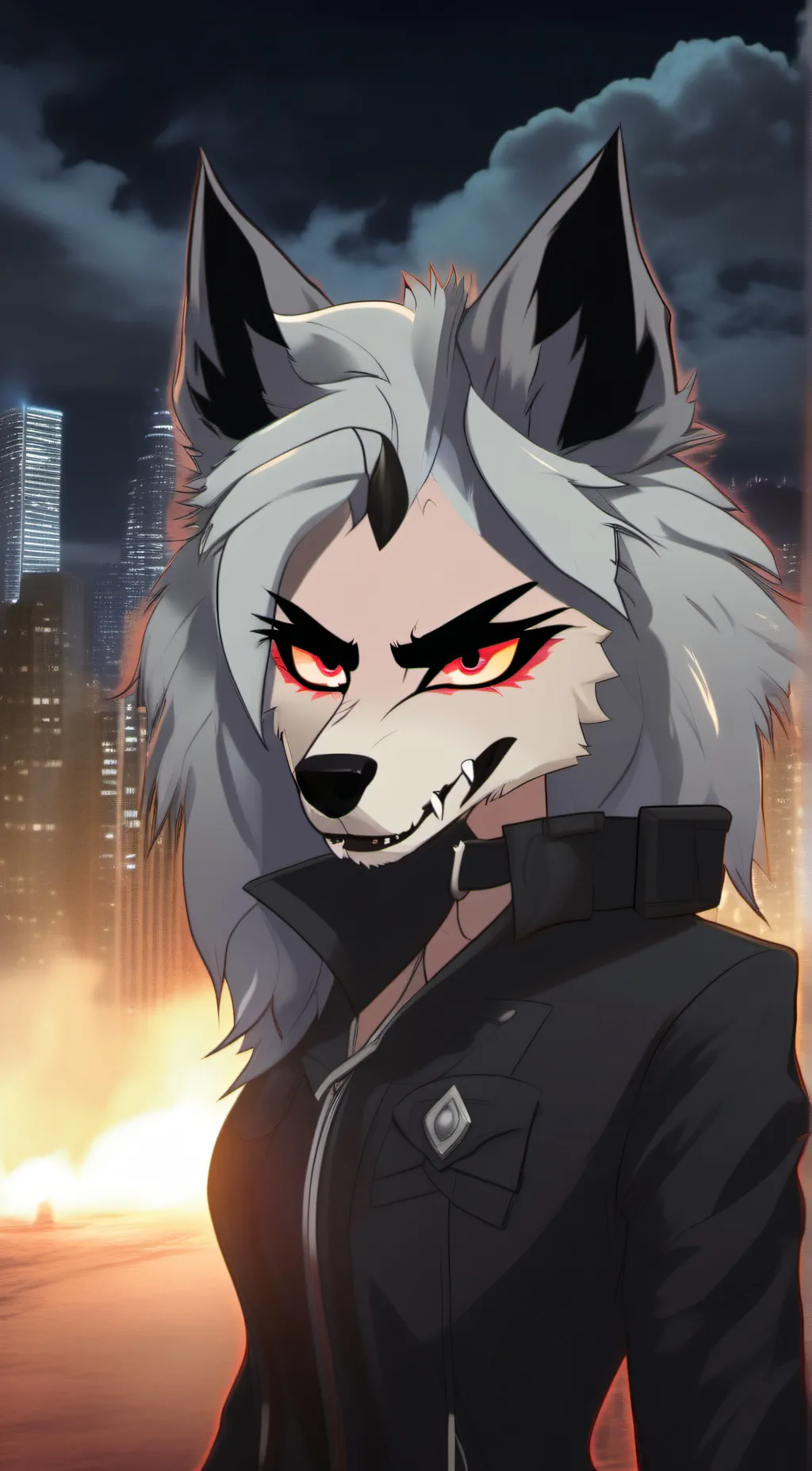 ai character: loona  background